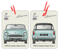 Sunbeam Alpine Series I 1959-60 Air Freshener